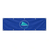 Drapeau du Conseil nordique grand format XL en polyester avec dix œillets