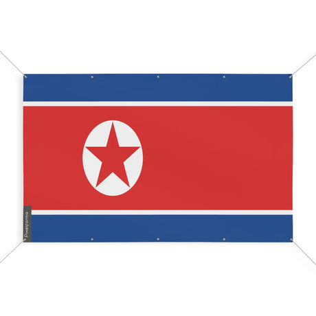 Drapeau corée du nord 10 oeillets en plusieurs tailles (s) - pixelforma
