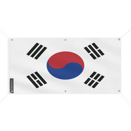 Drapeau corée du sud polyester résistant aux intempéries