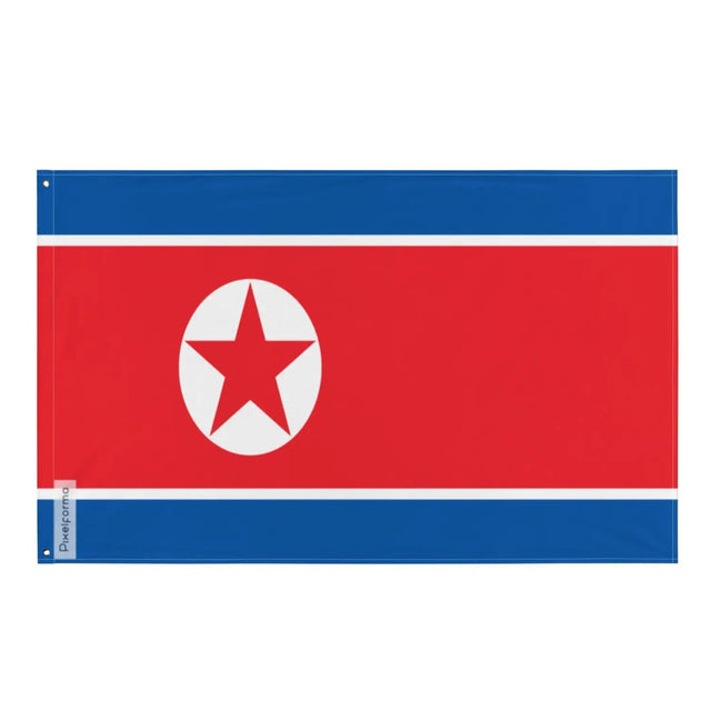 Drapeau corée nord plusieurs tailles en polyester - pixelforma