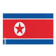 Drapeau corée nord polyester résistant plusieurs modèles