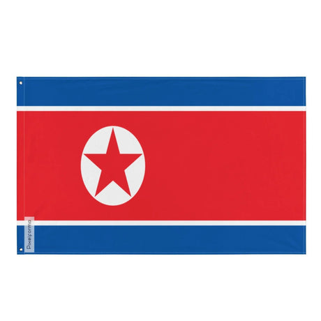 Drapeau corée nord polyester résistant plusieurs modèles
