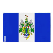 Drapeau corner brook polyester résistant œillets à gauche