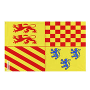 Drapeau corrèze polyester résistant avec œillets à gauche