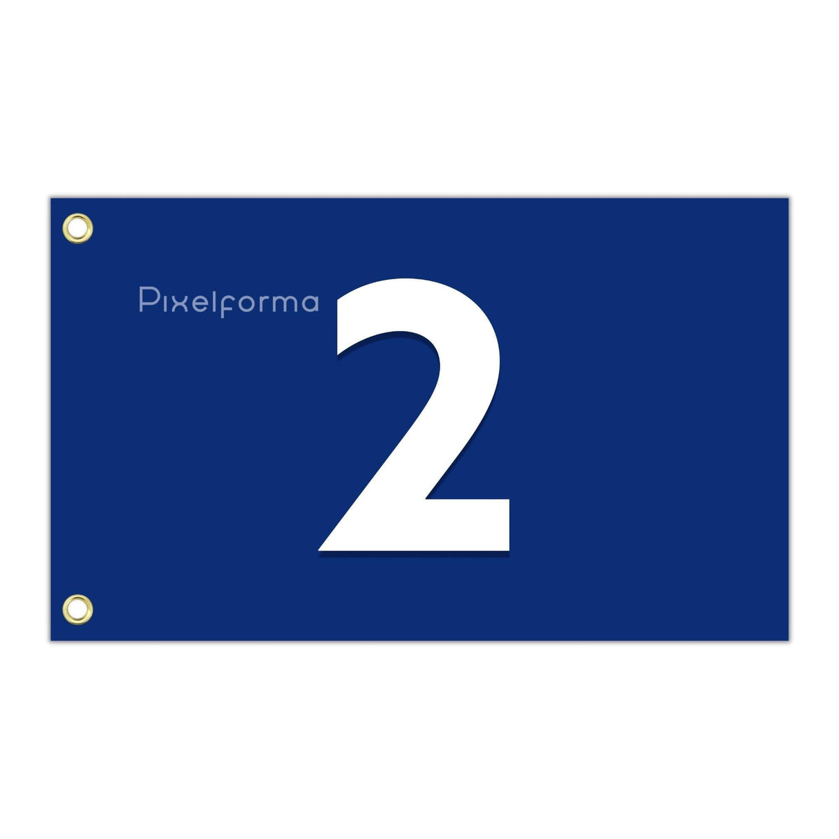 Drapeau (Corrientes) en plusieurs tailles 100 % polyester Imprimer avec Double ourlet - Pixelforma 