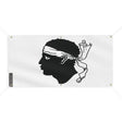 Drapeau corse en polyester résistant avec œillets renforcés