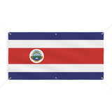 Drapeau costa rica en polyester résistant aux intempéries