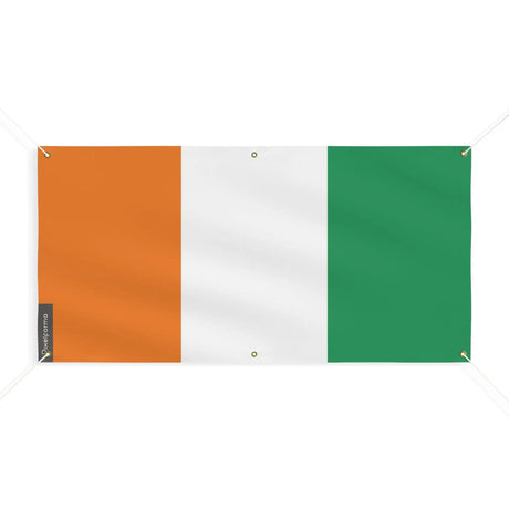 Drapeau côte d’ivoire polyester résistant aux intempéries