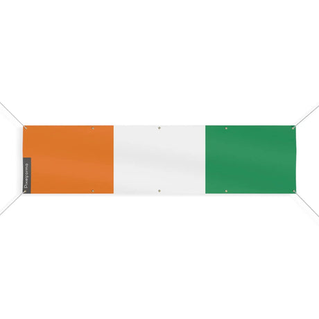 Drapeau côte d’ivoire polyester résistant aux intempéries