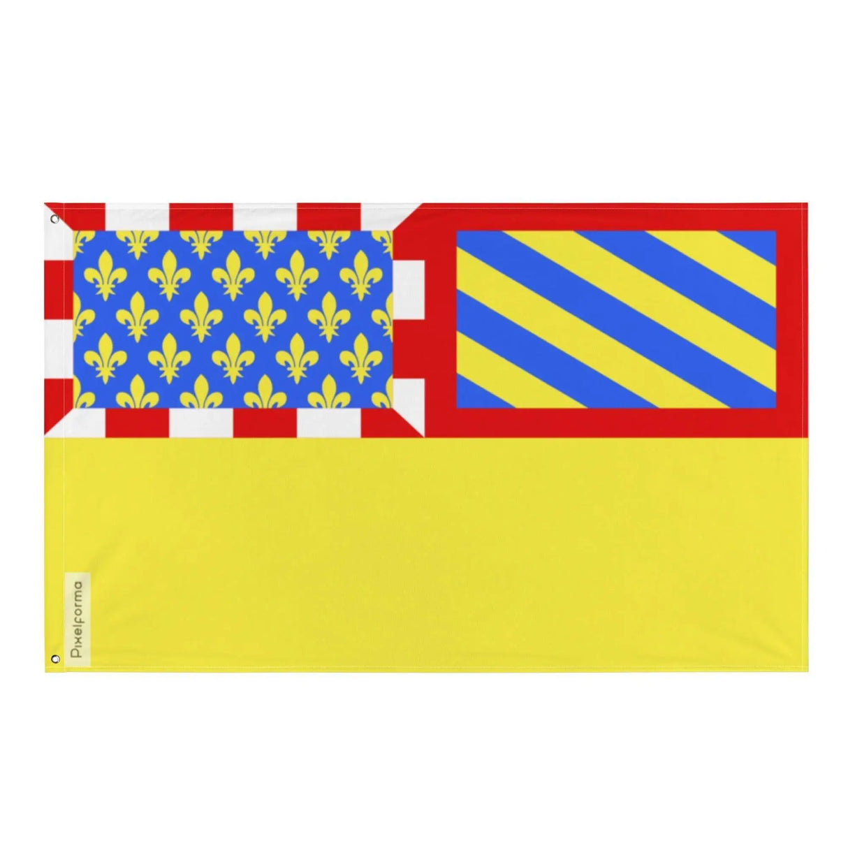 Drapeau côte-d’or polyester résistant œillets à gauche