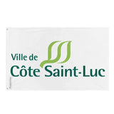 Drapeau côte-saint-luc polyester résistant œillets à gauche