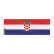 Drapeau croatie en polyester résistant avec œillets solides