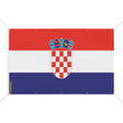 Drapeau croatie polyester résistant avec œillets robustes