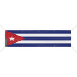 Drapeau cuba résistant en polyester pour extérieur durable