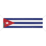 Drapeau cuba résistant en polyester pour extérieur durable