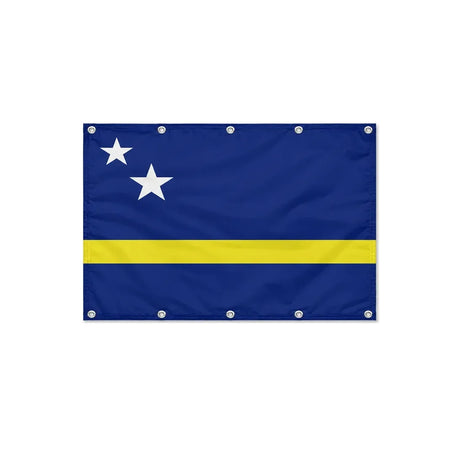 Drapeau de Curaçao format S en polyester avec dix œillets
