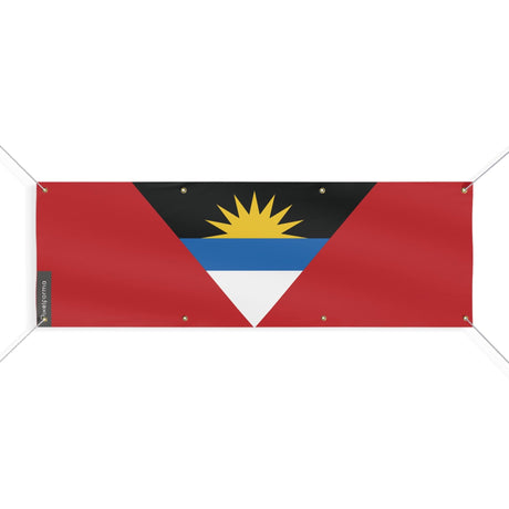 Drapeau d'Antigua-et-Barbuda 8 Oeillets en plusieurs tailles - Pixelforma