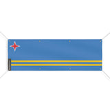 Drapeau d'Aruba 8 Oeillets en plusieurs tailles - Pixelforma 