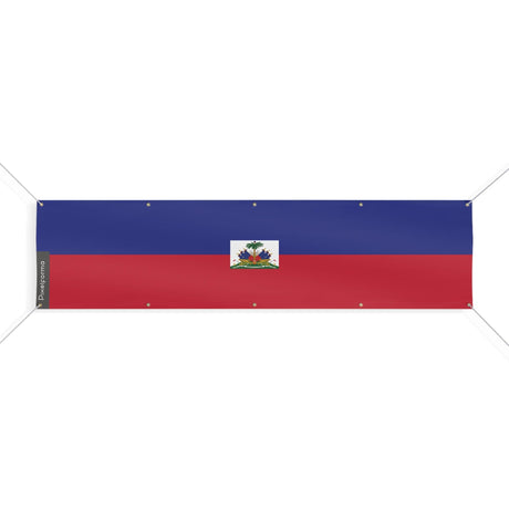 Drapeau d'Haïti 10 Oeillets en plusieurs tailles - Pixelforma 