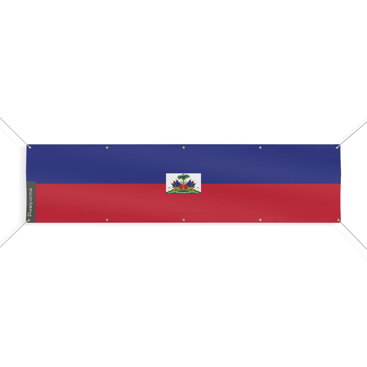 Drapeau d'Haïti 10 Oeillets en plusieurs tailles - Pixelforma