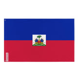 Drapeau d'Haïti en plusieurs tailles 100 % polyester Imprimer avec Double ourlet - Pixelforma