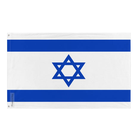 Drapeau d'Israël en plusieurs tailles 100 % polyester Imprimer avec Double ourlet - Pixelforma