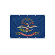 Drapeau du Dakota du Nord format S en polyester avec dix œillets