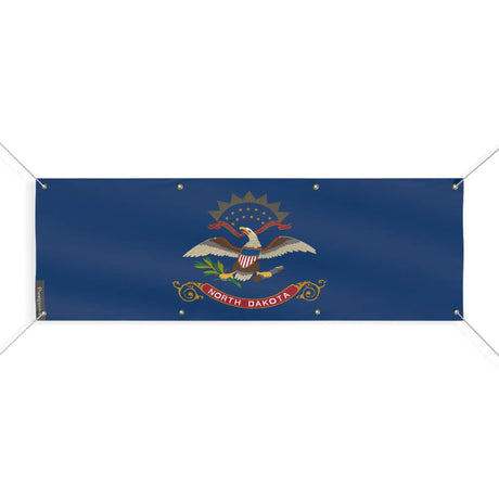 Drapeau dakota du nord polyester résistant aux intempéries