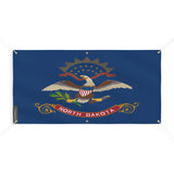 Drapeau dakota du nord polyester résistant aux intempéries