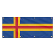 Drapeau åland polyester résistant aux intempéries 8 œillets