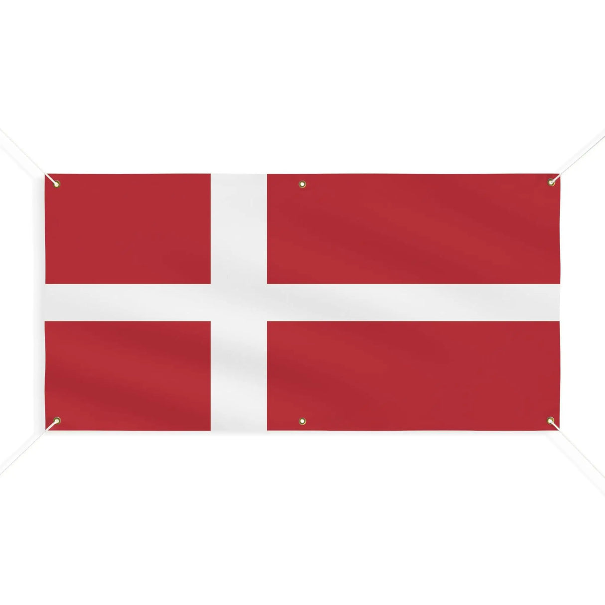 Drapeau danemark polyester résistant usage extérieur