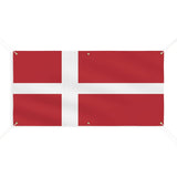 Drapeau danemark polyester résistant usage extérieur