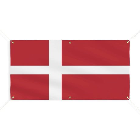Drapeau danemark polyester résistant usage extérieur