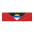 Drapeau d'Antigua-et-Barbuda grand format XL en polyester avec dix œillets