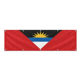 Drapeau d'Antigua-et-Barbuda grand format XL en polyester avec dix œillets