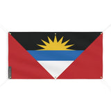 Drapeau d'Antigua-et-Barbuda 6 Oeillets en Plusieurs Tailles (M) - Pixelforma 