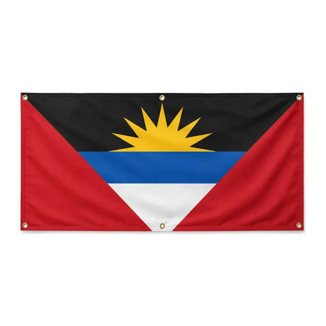 Drapeau antigua-et-barbuda polyester résistant aux intempéries