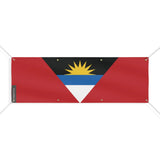 Drapeau d'Antigua-et-Barbuda 8 Oeillets en Plusieurs Tailles (L) - Pixelforma 