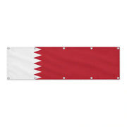 Drapeau de Bahreïn grand format XL en polyester avec dix œillets
