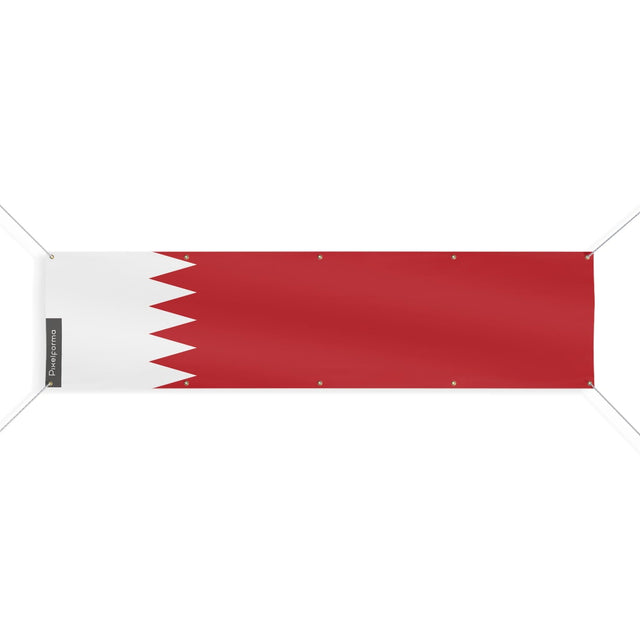Drapeau de Bahreïn 10 Oeillets en plusieurs tailles - Pixelforma 