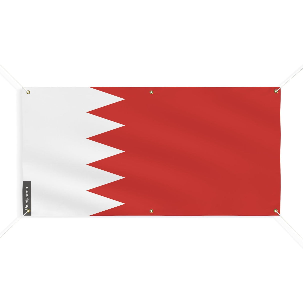 Drapeau de Bahreïn 6 Oeillets en plusieurs tailles - Pixelforma 