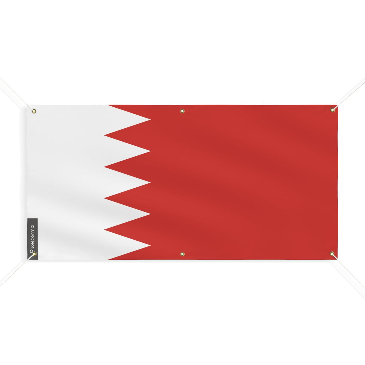 Drapeau de Bahreïn 6 Oeillets en plusieurs tailles - Pixelforma