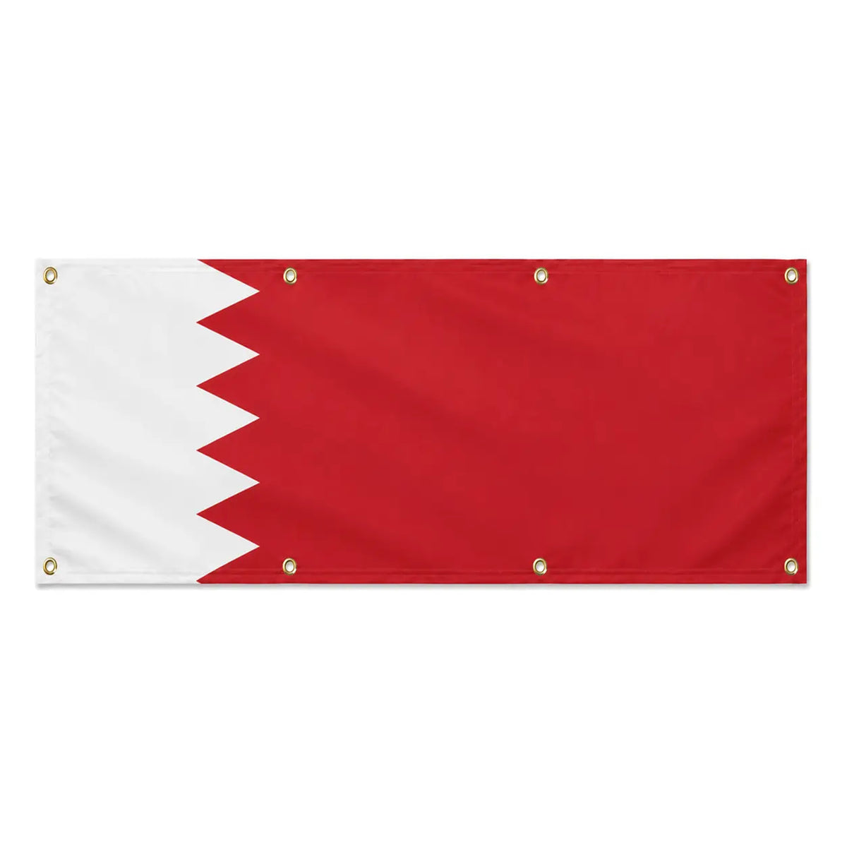 Drapeau bahreïn polyester résistant 8 œillets usage extérieur