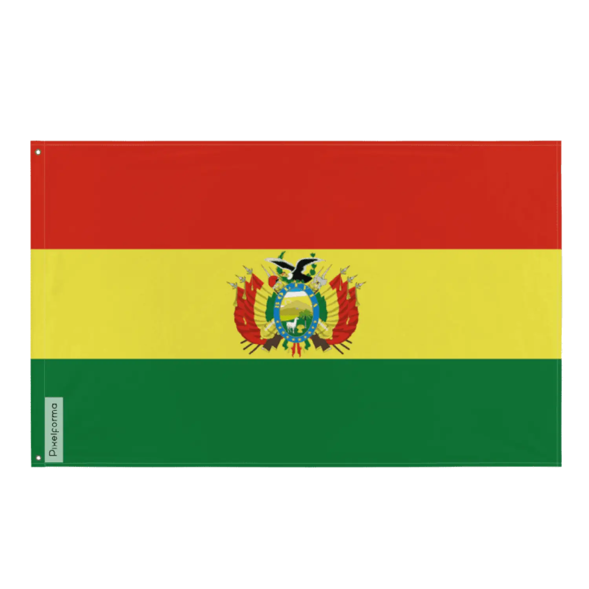 Drapeau de bolivie plusieurs tailles en polyester - pixelforma