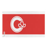 Drapeau de Calgary en plusieurs tailles 100 % polyester Imprimer avec Double ourlet - Pixelforma 