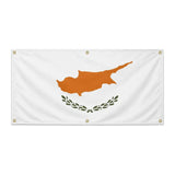 Drapeau chypre polyester résistant aux intempéries