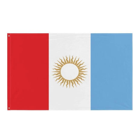 Drapeau de Córdoba (Argentine) en plusieurs tailles 100 % polyester Imprimer avec Double ourlet - Pixelforma