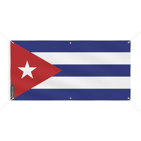 Drapeau de Cuba 6 Oeillets en plusieurs tailles - Pixelforma 
