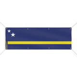 Drapeau de Curaçao 8 Oeillets en Plusieurs Tailles (L) - Pixelforma 