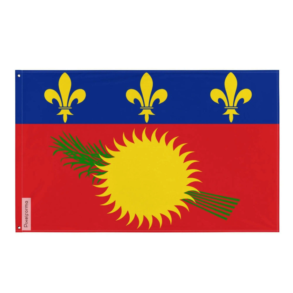 Drapeau de guadeloupe polyester résistant plusieurs modèles